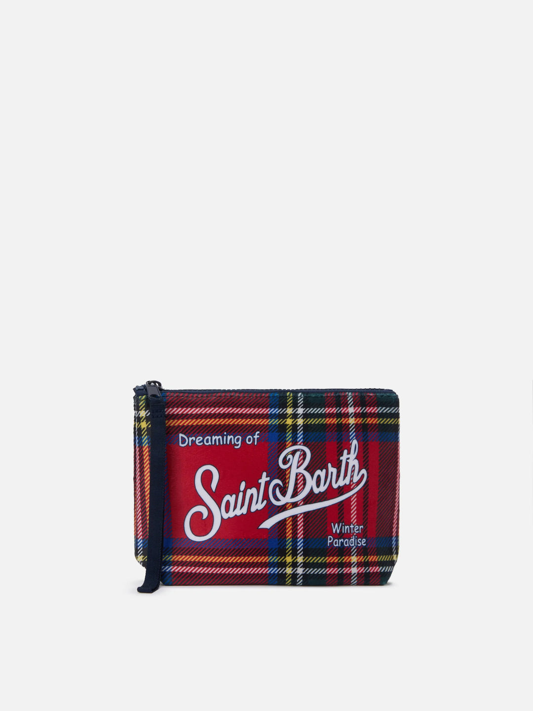 MC2 Saint Barth Pouch in Wool Effect | Red Multi