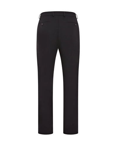 Paul & Shark Dynamic Stretch Nylon Regular fit Chino with Shark Fin | Black