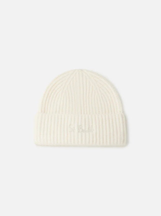 MC2 Woman Blended Cashmere Hat Moss | Off White