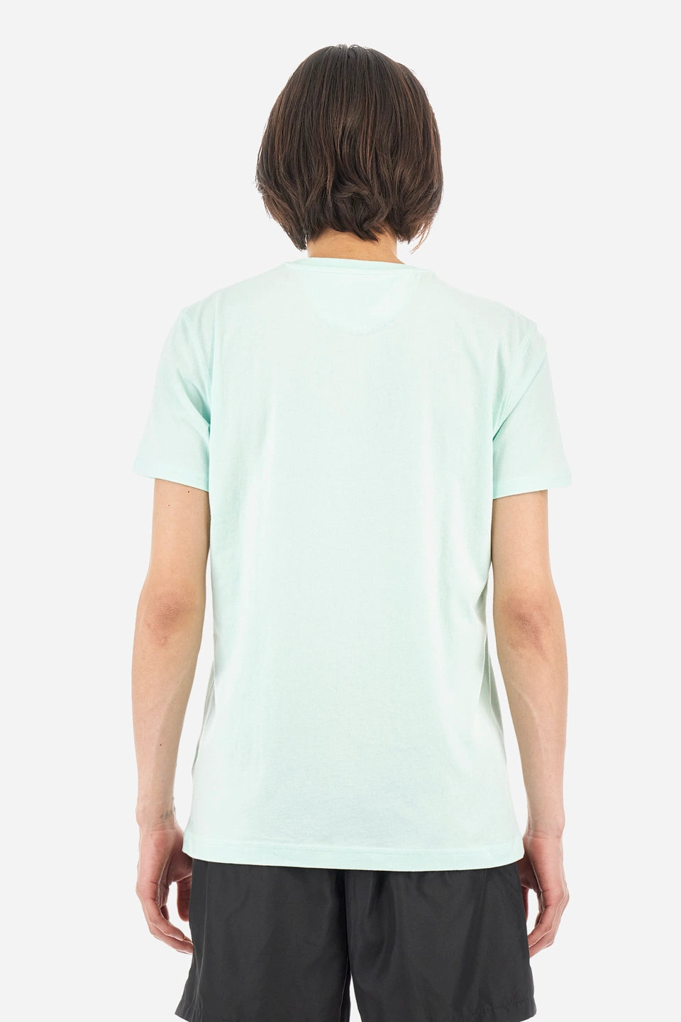 La Martina Regular Fit Cotton T-shirt-Serge | Aqua