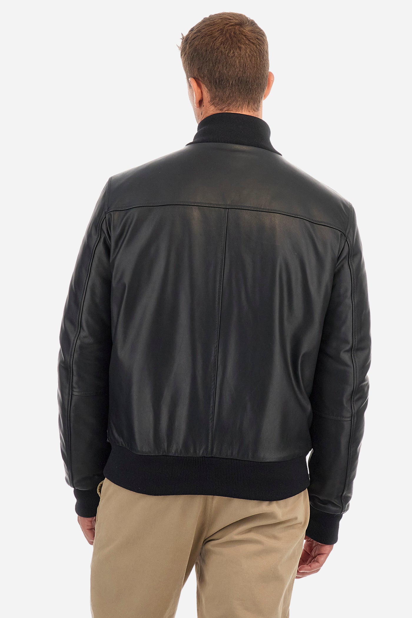 La Martina Leather Jacket | Black