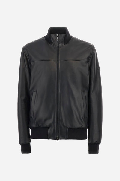 La Martina Leather Jacket | Black