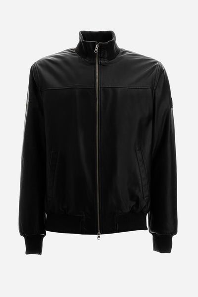 La Martina Leather Jacket | Black