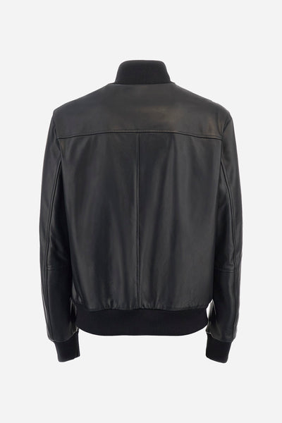 La Martina Leather Jacket | Black