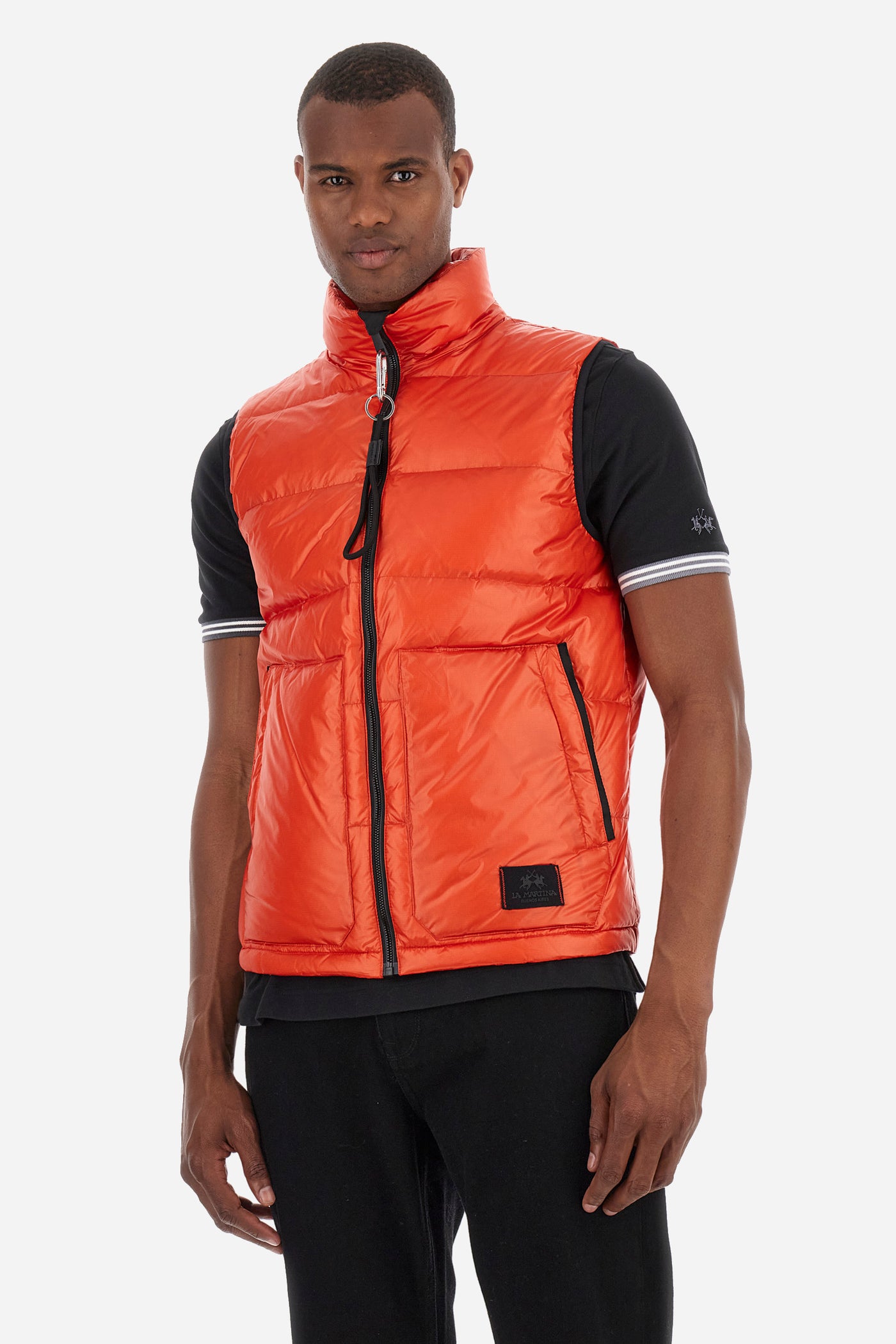 La Martina Men's Down Gilet | Orange