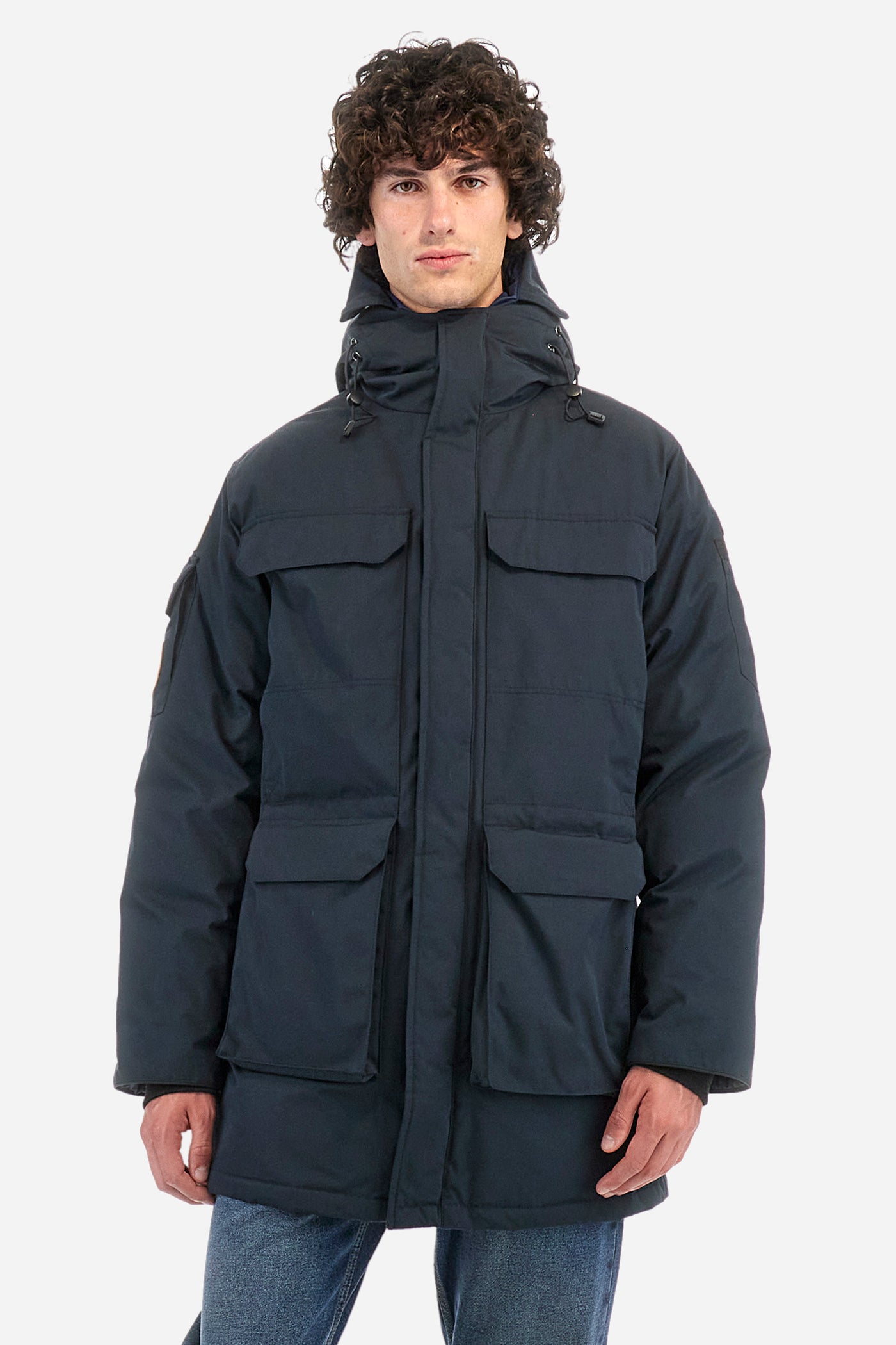 La Martina Men's Down Parka Jacket | Navy