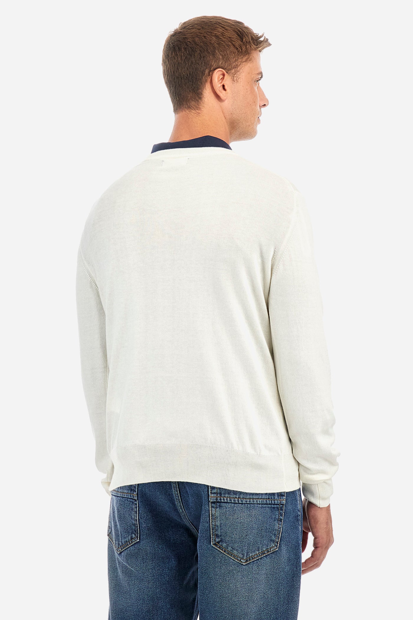 La Martina Pullover with Logo | White