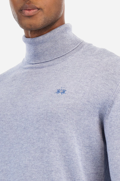 La Martina Turtleneck Pullover | Light Blue