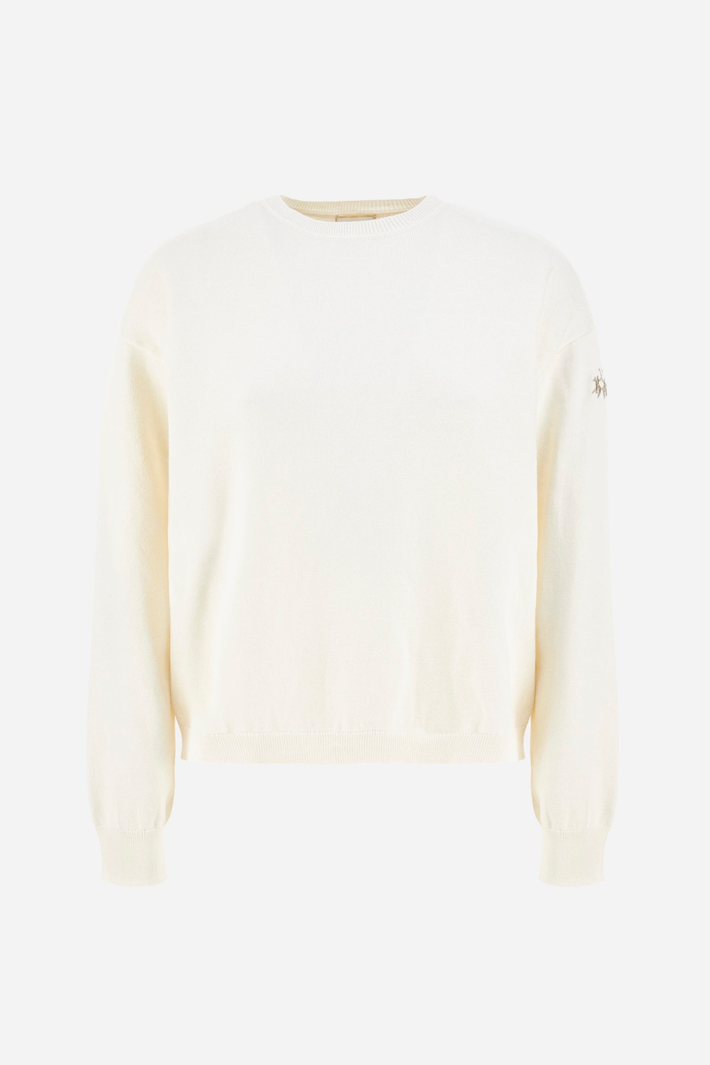 La Martina Women's Cotton and Cashmere Pullover | White