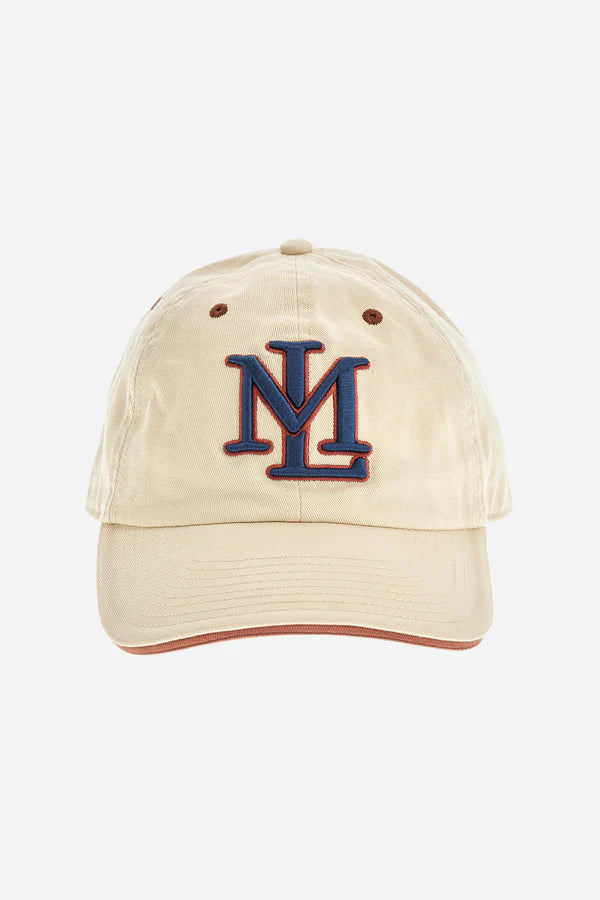 La Martina Cotton Baseball Cap- Yachin | Sand
