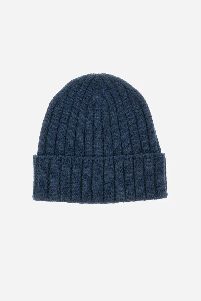 La Martina Unisex Synthetic Fabric Beanie | Navy
