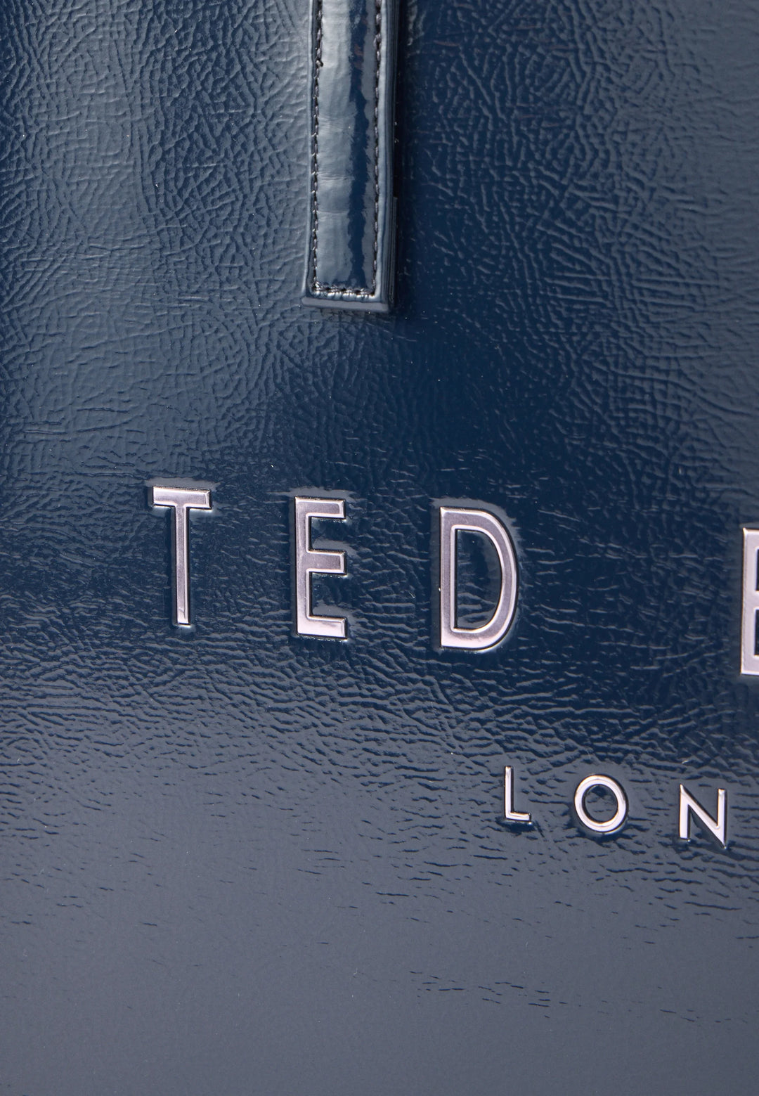 Ted Baker Camiyla Elongated Printed Crinkle Icon Bag | Navy