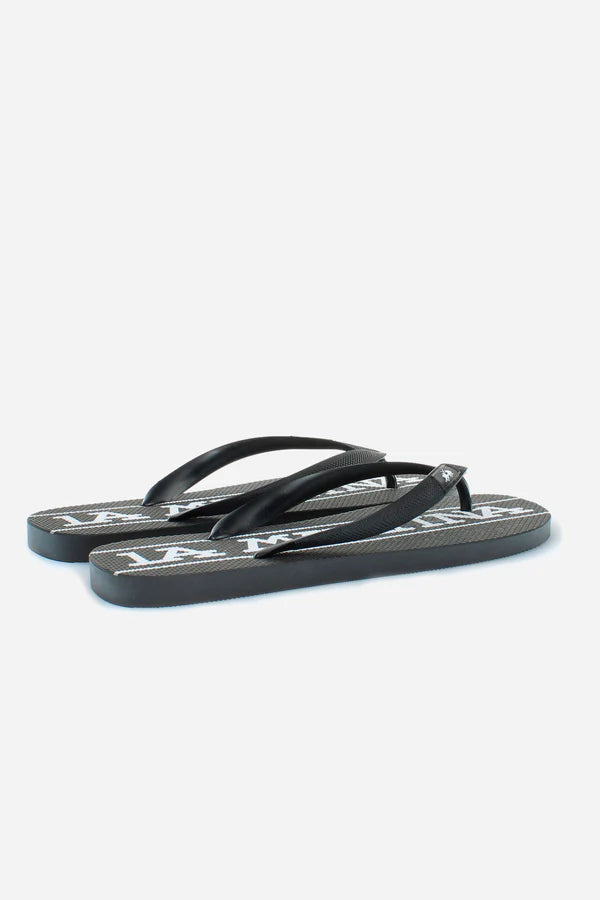 La Martina Men's Flip Flops | Black