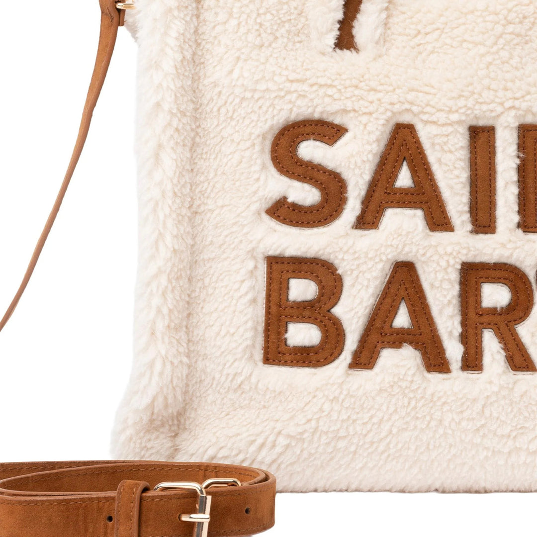 MC2 Saint Barth Colette Teddy HandBag | Beige/Brown