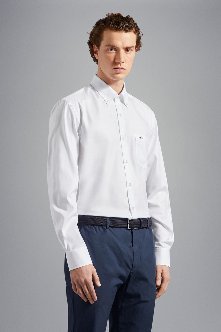 Paul & Shark Oxford Cotton Shirt | White