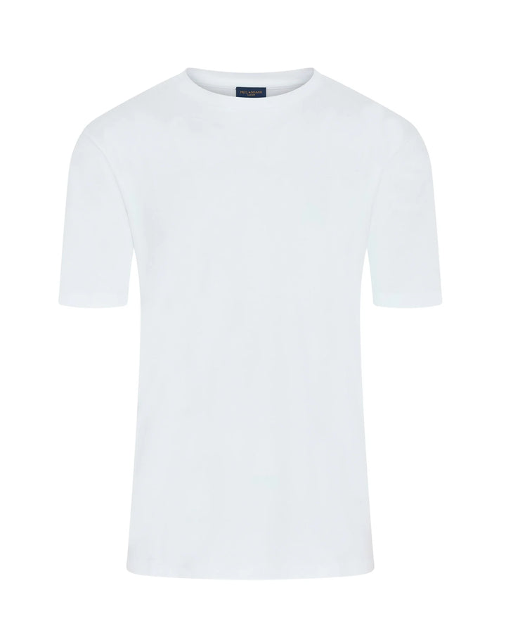 Paul & Shark Embroidered Fin Supima® Cotton Jersey T-shirt | White