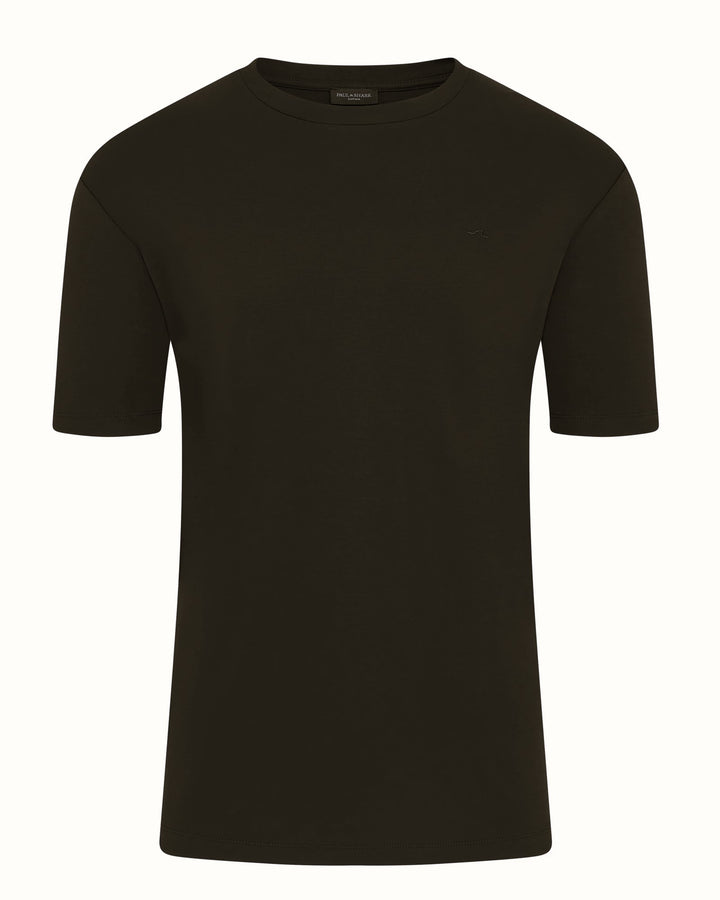 Paul & Shark Embroidered Fin Supima® Cotton Jersey T-shirt | Black