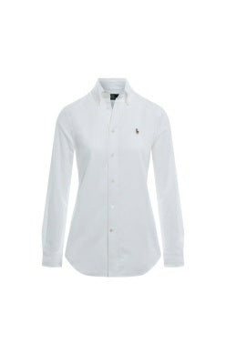 Ralph Lauren Stretch Slim Fit Cotton Shirt | White