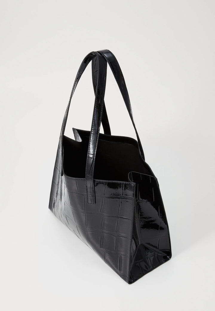 Ted Baker Welona Elongated Croc Icon Bag | Black