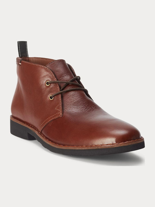 Ralph Lauren Talan Chukka Mid Cut Boots | Tan