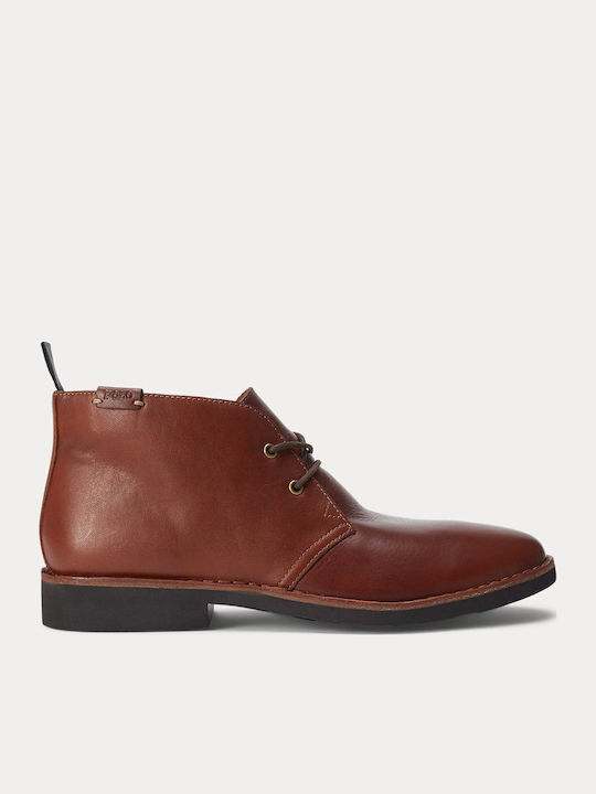 Ralph Lauren Talan Chukka Mid Cut Boots | Tan