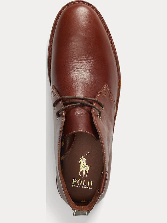 Ralph Lauren Talan Chukka Mid Cut Boots | Tan