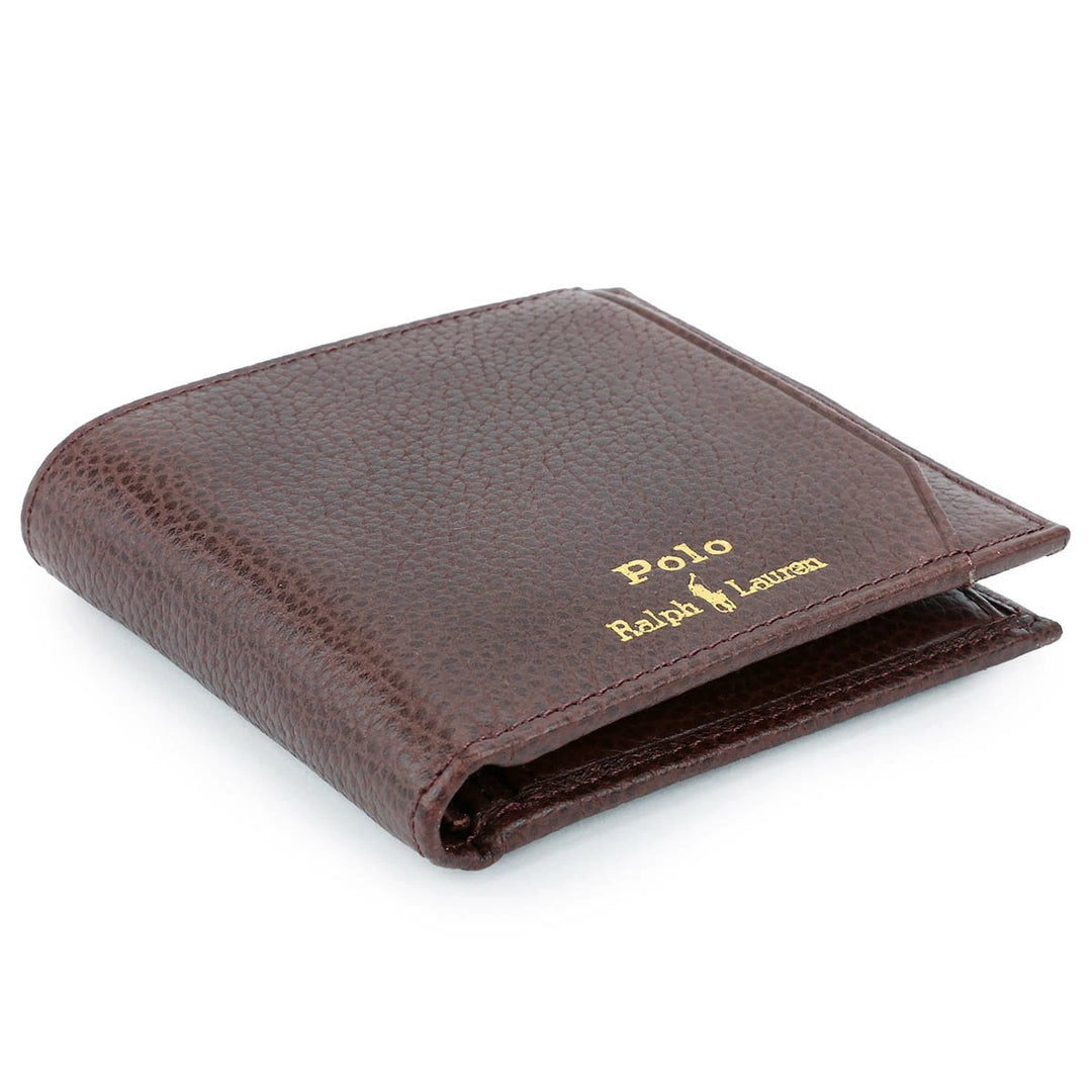 Ralph Lauren Leather Billfold Coin Wallet | Brown