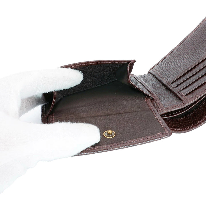 Ralph Lauren Leather Billfold Coin Wallet | Brown
