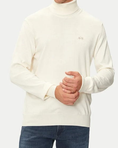 La Martina Turtleneck Pullover | White