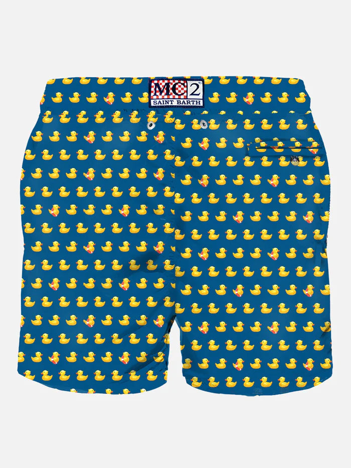 MC2 Saint Barth Swim-shorts with Duckies | Navy