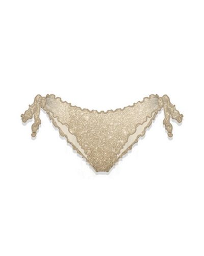 MC2 Saint Barth Frou Frou Triangle Bikini and Bottom | Gold
