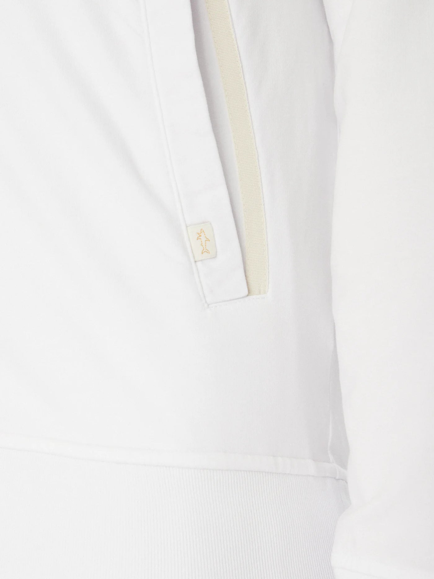 Paul & Shark XSoft Fleece Cotton Full Zip Cardigan | White
