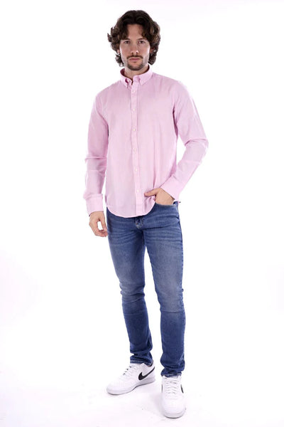 La Martina Linen Shirt | Pink