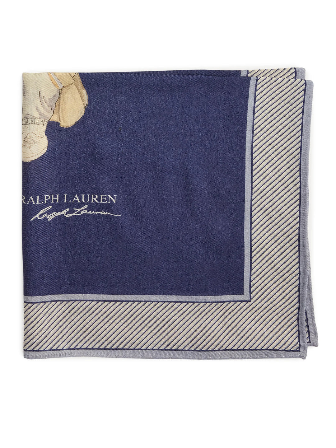 Ralph Lauren Wool Blend Scarf Beardana | Navy