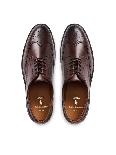 Ralph Lauren Asher Wgtip Dress Shoes | Brown