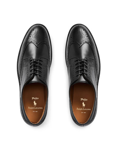 Ralph Lauren Asher Wgtip Dress Shoes | Black