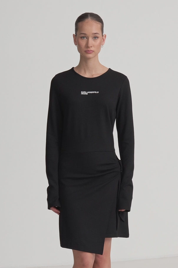 Karl Lagerfeld Jersey Dress | Black