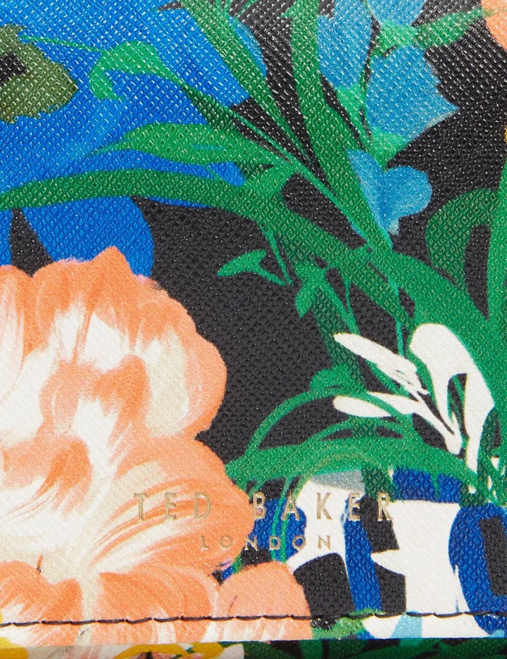 Ted Baker Buinne Bouquet Printed Leather Small Bobble Purse | Multicolor