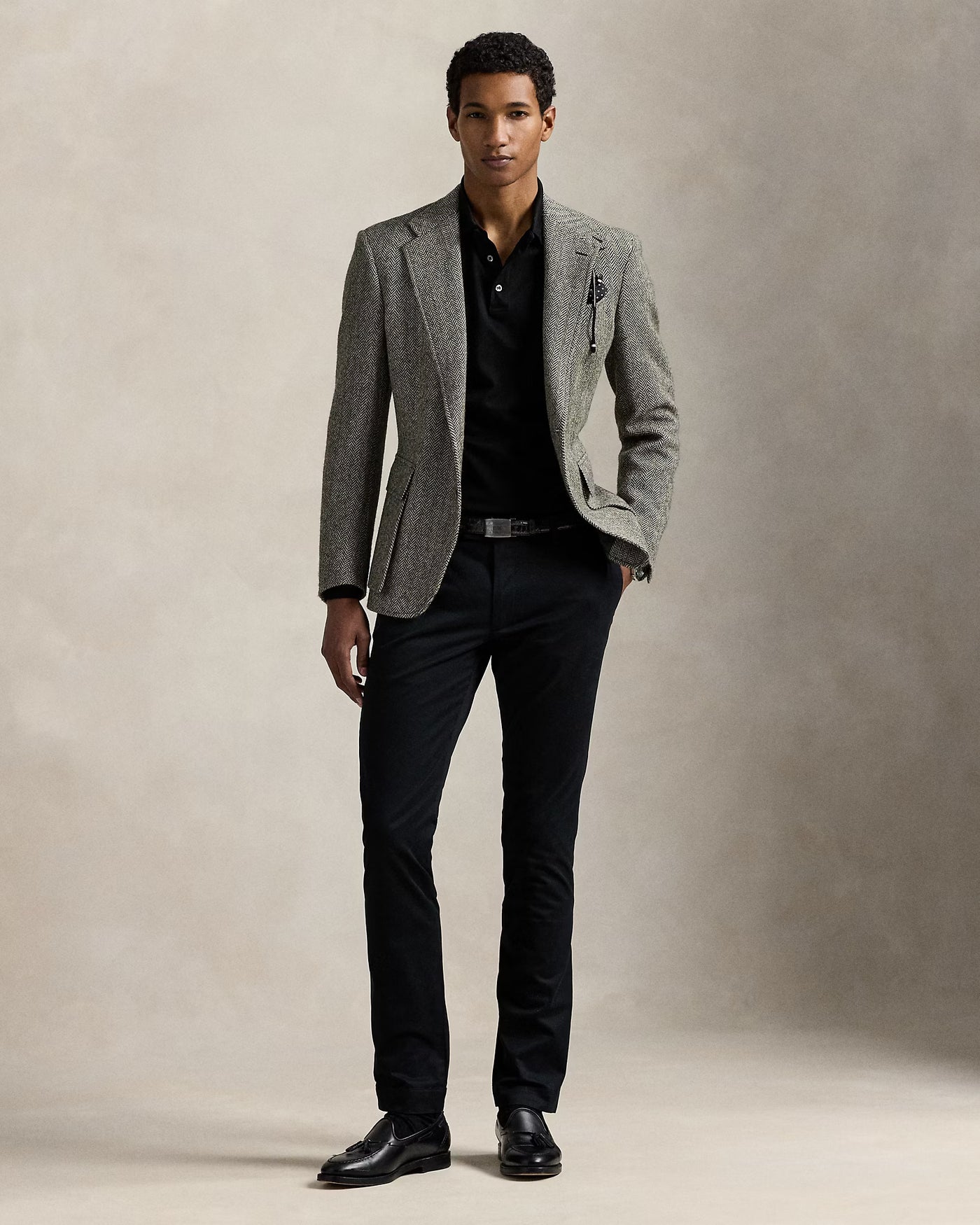 Ralph Lauren Stretch Slim Fit Chino Trouser | Black