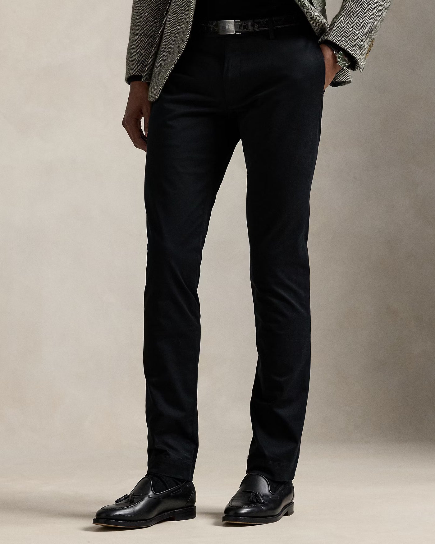 Ralph Lauren Stretch Slim Fit Chino Trouser | Black
