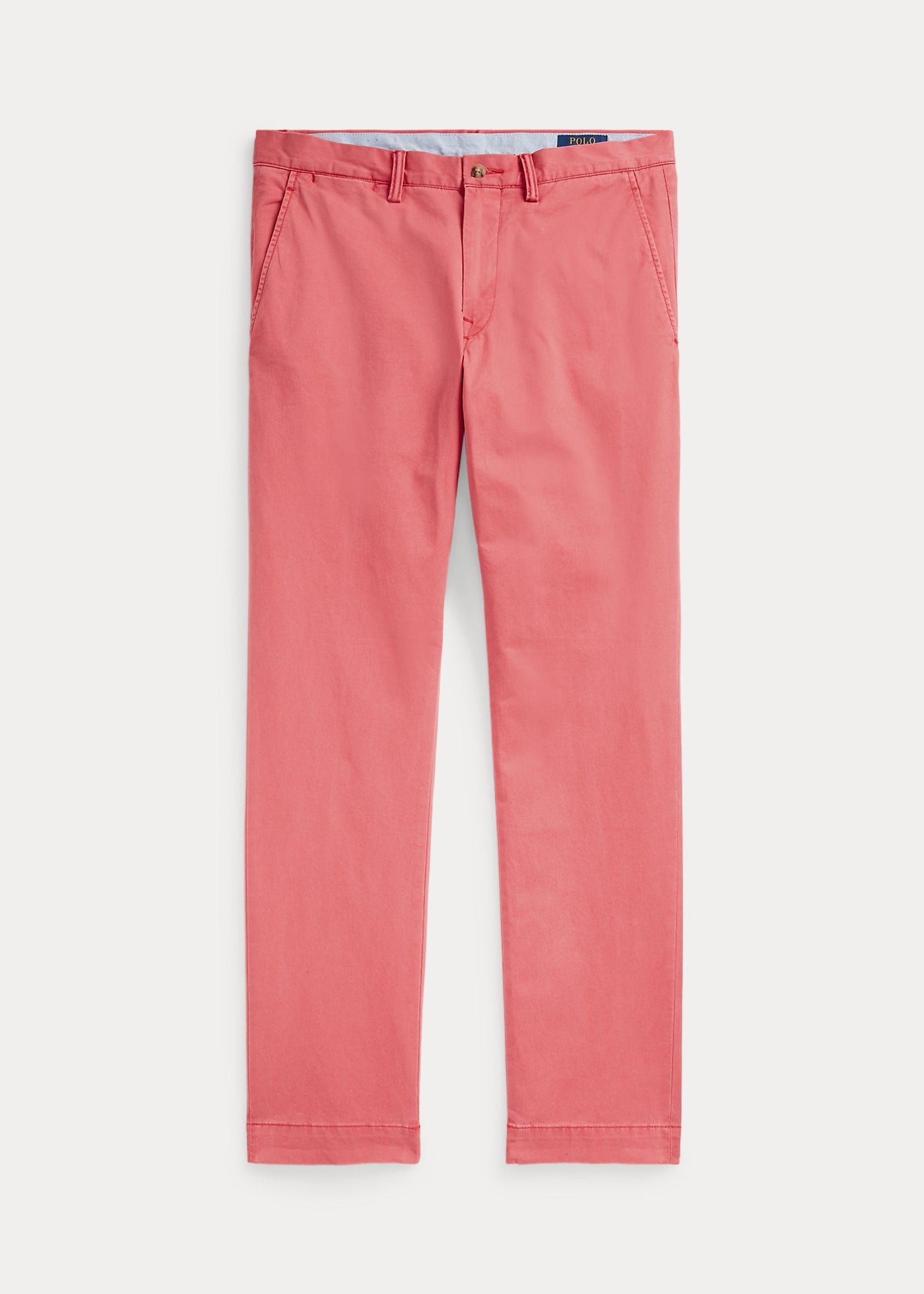 Ralph Lauren Washed Stretch Slim Fit Chino Trouser | Nantucket Red