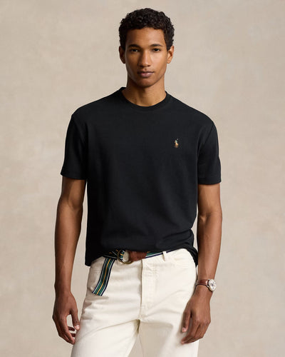 Ralph Lauren Custom Slim Fit Soft Cotton T-Shirt | Black