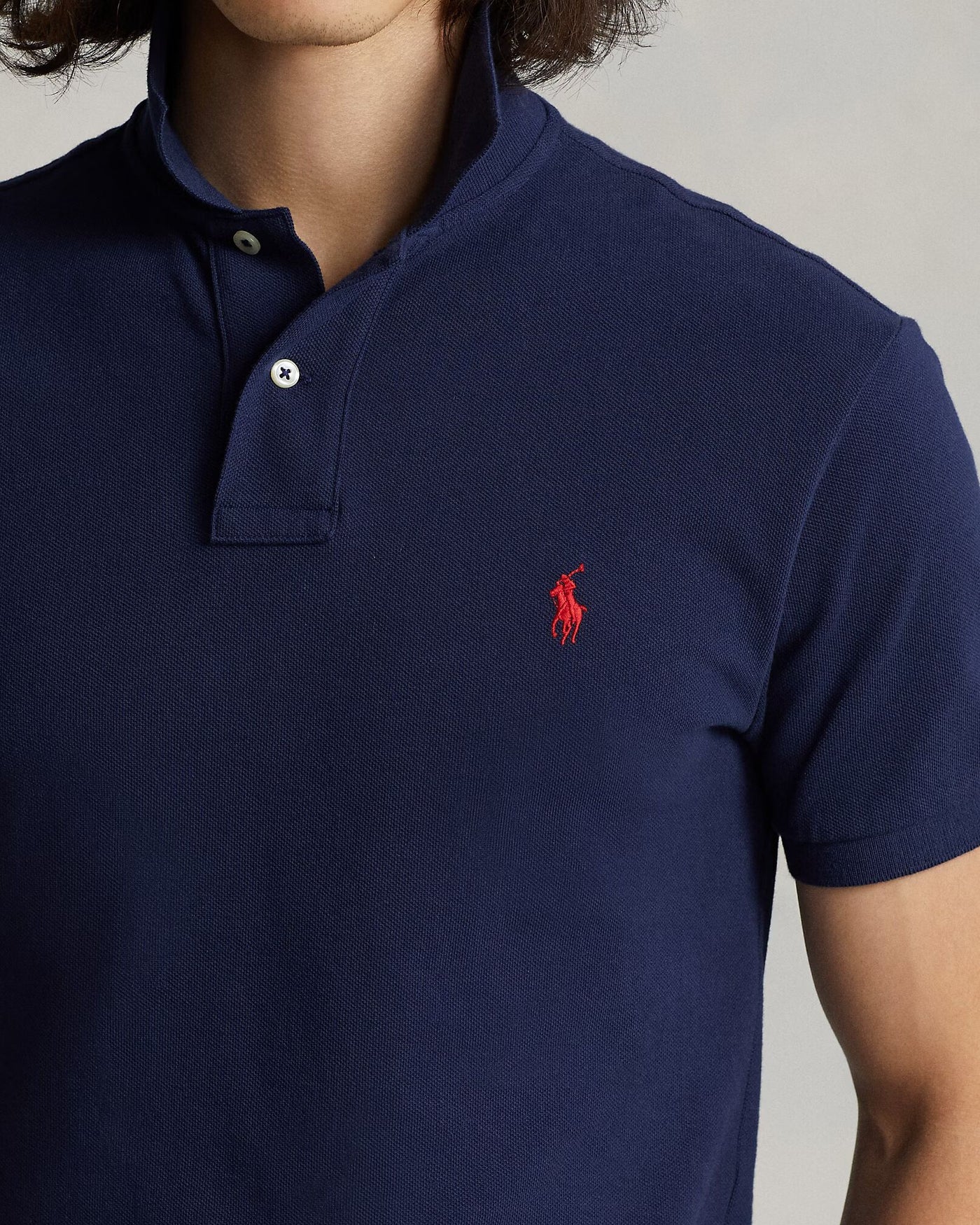 Ralph Lauren The Iconic Mesh Polo Shirt | Newport Navy