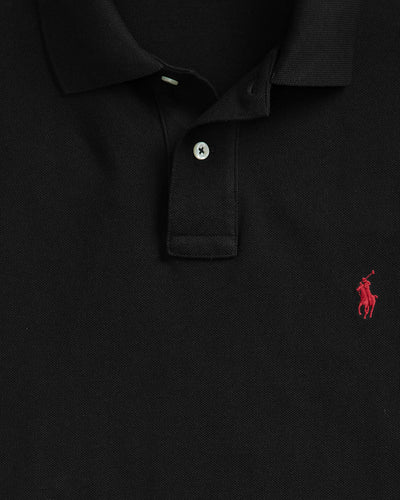 Ralph Lauren The Iconic Mesh Polo Shirt | Black