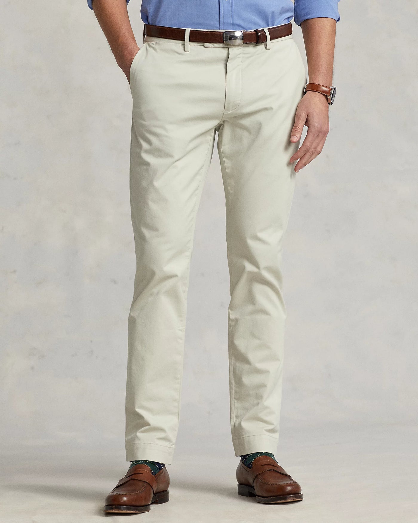 Ralph Lauren Stretch Slim Fit Chino Trouser | Basic Sand