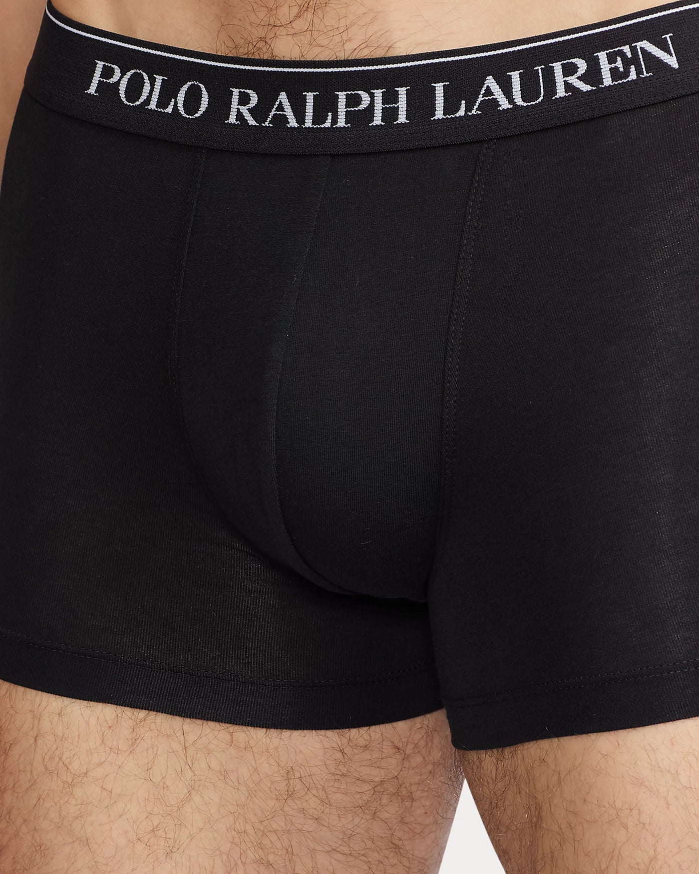 Ralph Lauren Stretch Cotton Boxer Shorts 3-Pack | Black/White/Grey