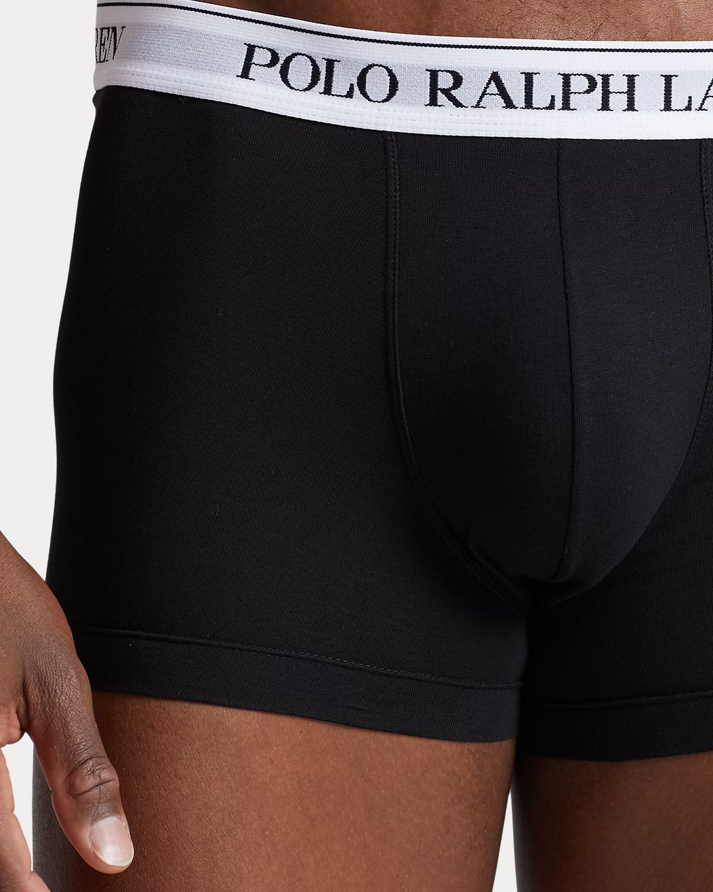 Ralph Lauren Classic Stretch-Cotton Trunk 3-Pack | Grey/Black/White