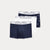 Ralph Lauren Classic Stretch-Cotton Trunk 3-Pack | White/Navy