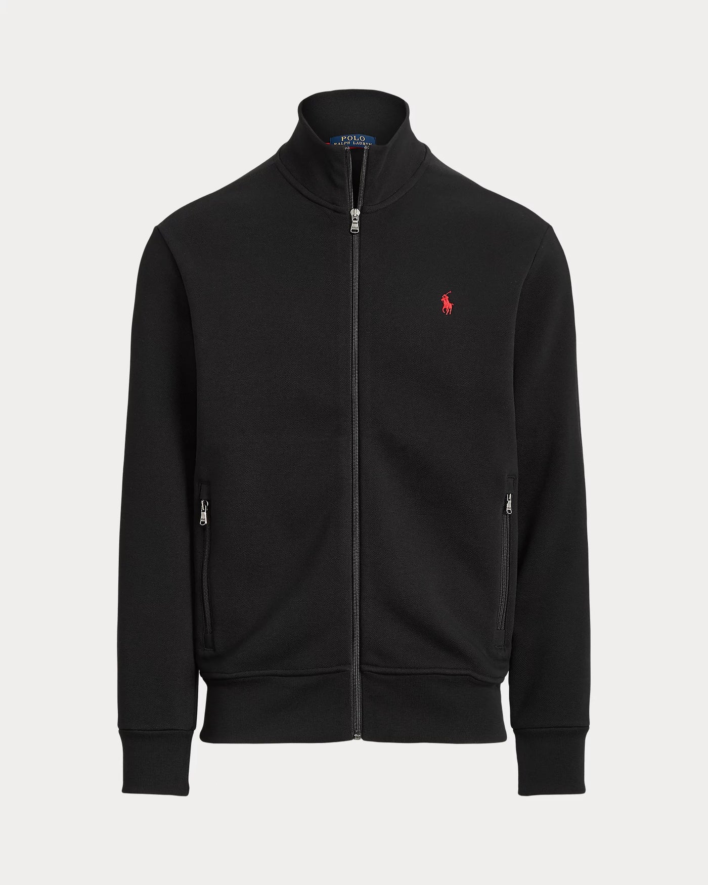 Ralph Lauren Double-Knit Track Jacket | Black