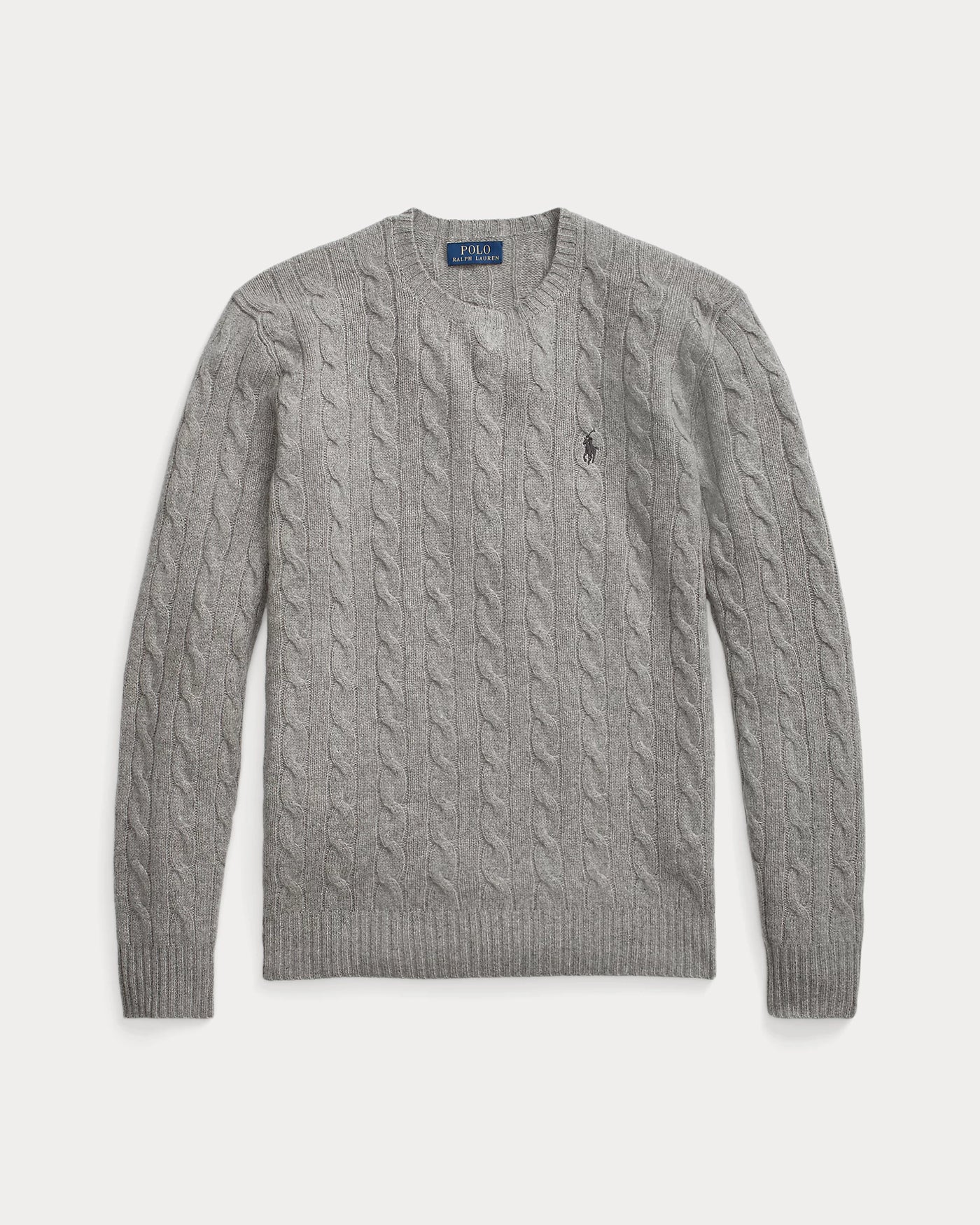 Ralph Lauren Cable-Knit Wool-Cashmere Jumper | Grey